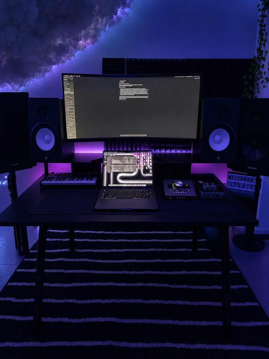 La postazione principale del Westowro Studio